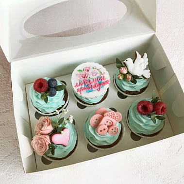 Капкейки "Любимой прабабушке" купить - серов.сладкоежкин.рф