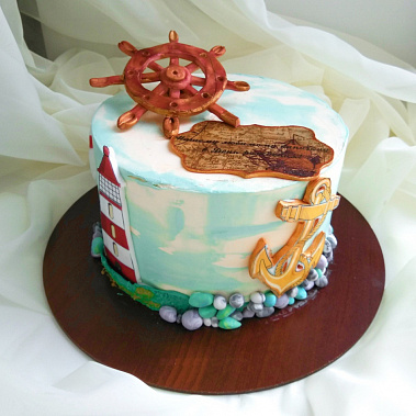 Торт "Нашему капитану" купить - серов.сладкоежкин.рф