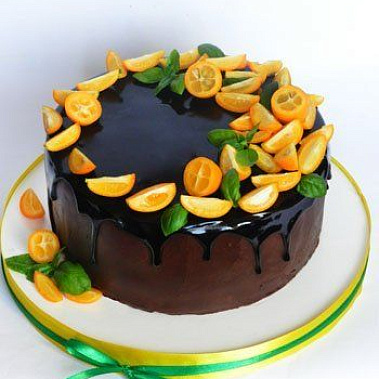 Торт глазурь с дольками купить - серов.сладкоежкин.рф