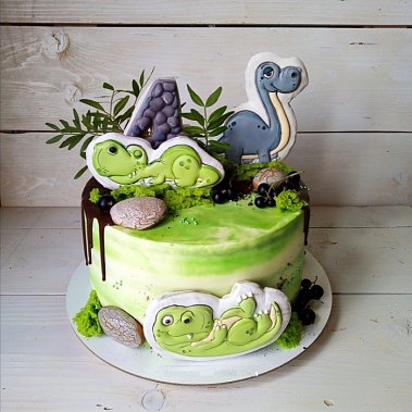 Торт "Динозавры" купить - серов.сладкоежкин.рф